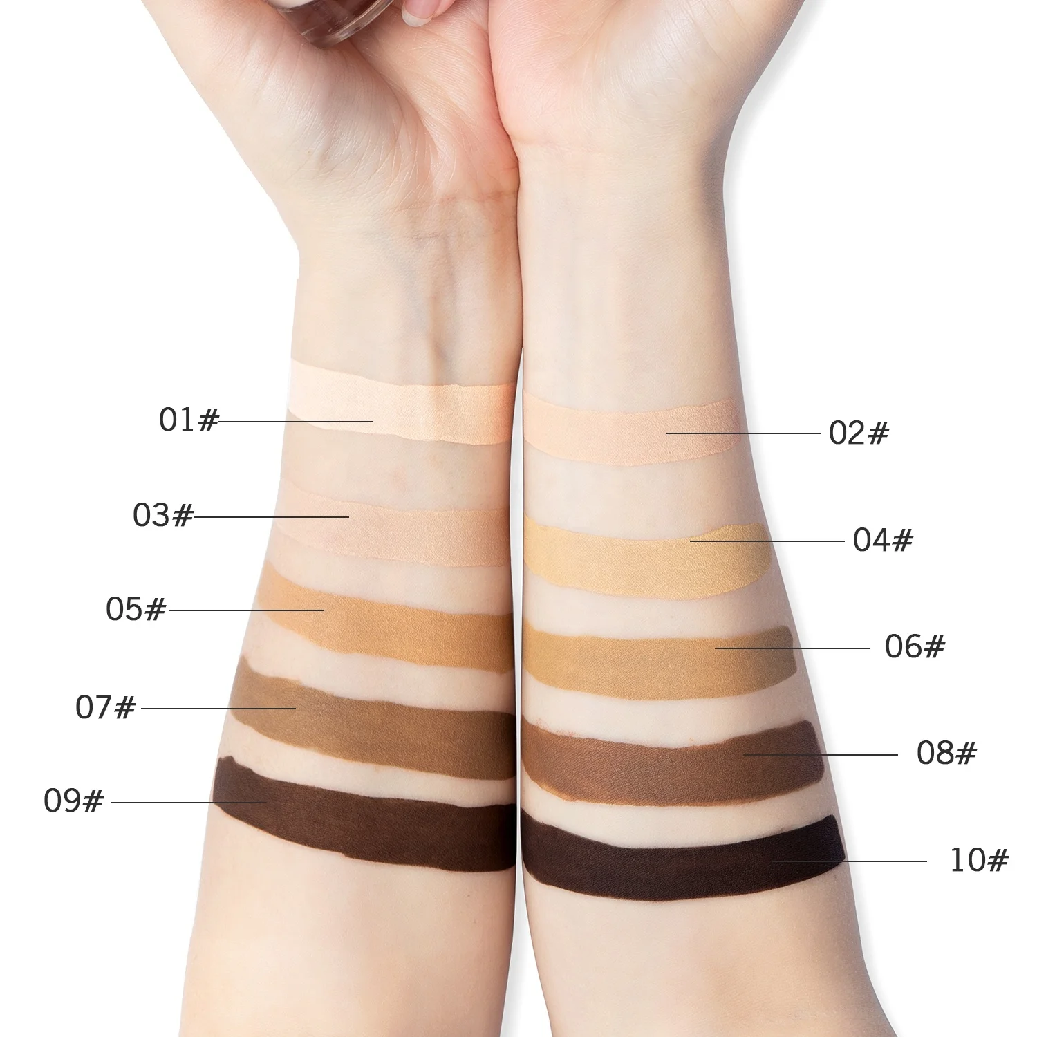 Waterproof Makeup Base De Maquillaje Full Coverage Makeup Liquid Foundation Concealer Private Label For Black Women