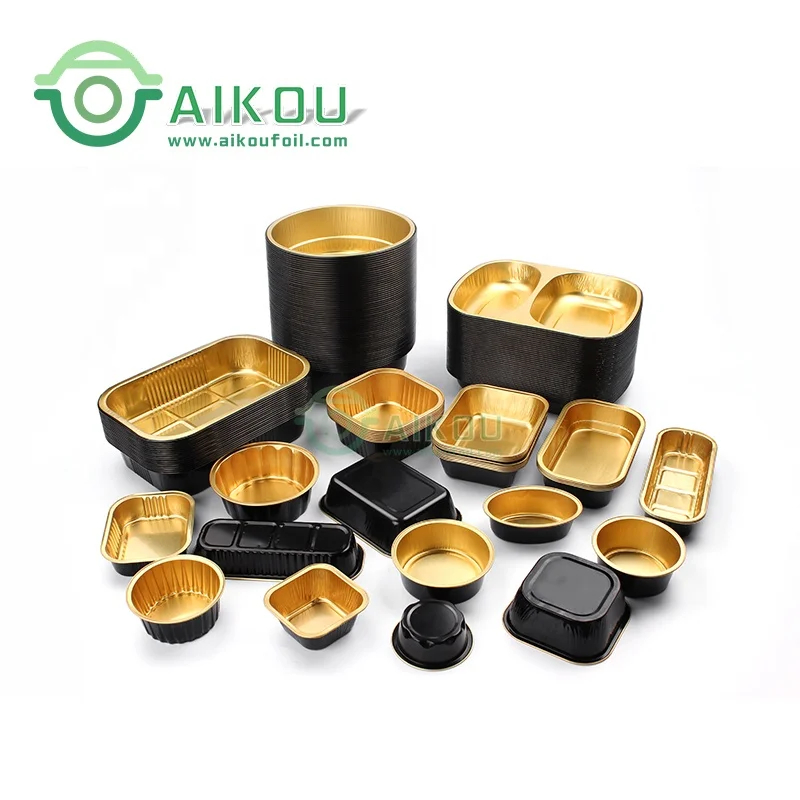 600ml with cover Round fast food tray  lid microwave dish oven soup plate food packaging aluminum foil container