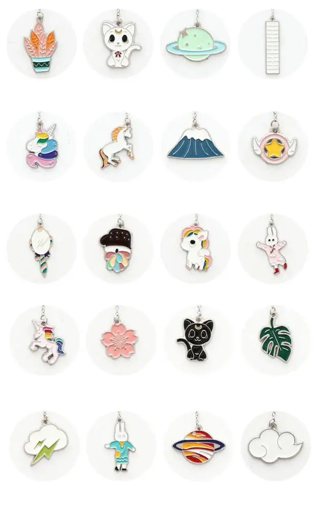 China manufacturer stock korean kids cute custom enamel metal bookmark