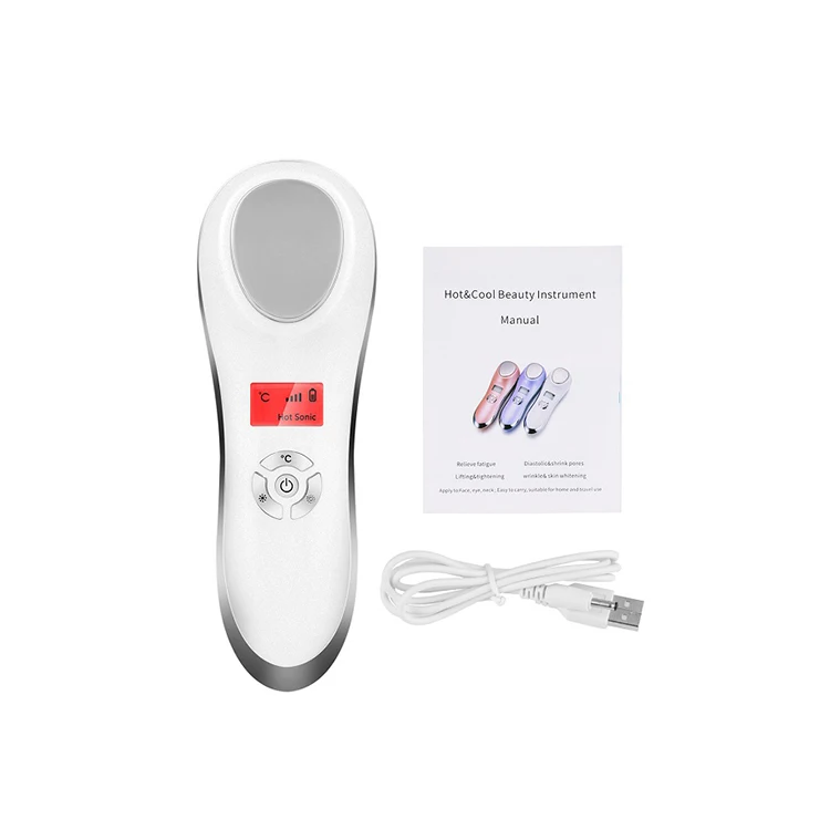 Handheld Hot Cold Facial Care Electronic Beauty