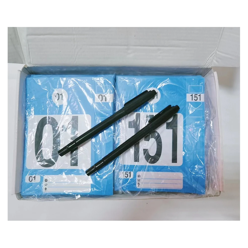 Plastic Numbered Car Tag 1-300