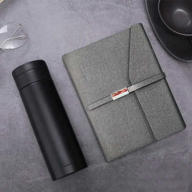 Роскошный офисный кейс для ручек 6 в 1 дневник записная книжка USB брелок внешний аккумулятор Вакуумная чашка деловые Подарочные Наборы мужчин