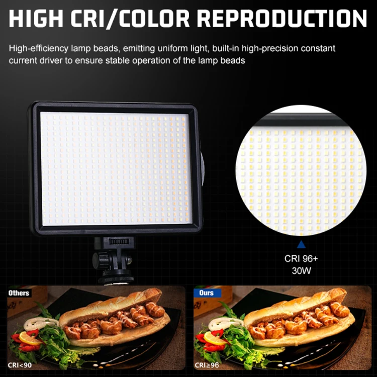 ZSYB Photographic Lighting Most Popular Rechargeable P700 35watt Professional Photography Led Panel Video Light For Camera
