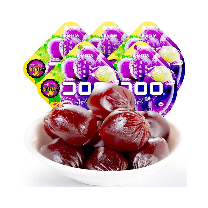 Поставка с завода в Китае, экологически чистая упаковка вкусных мягких фруктовых желейных конфет