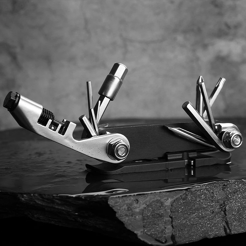 14 in1 Multi-Functional Factory Price Hot Selling OEM Portable Multi Function Tool Bicycle Tools Repair Camping Tool