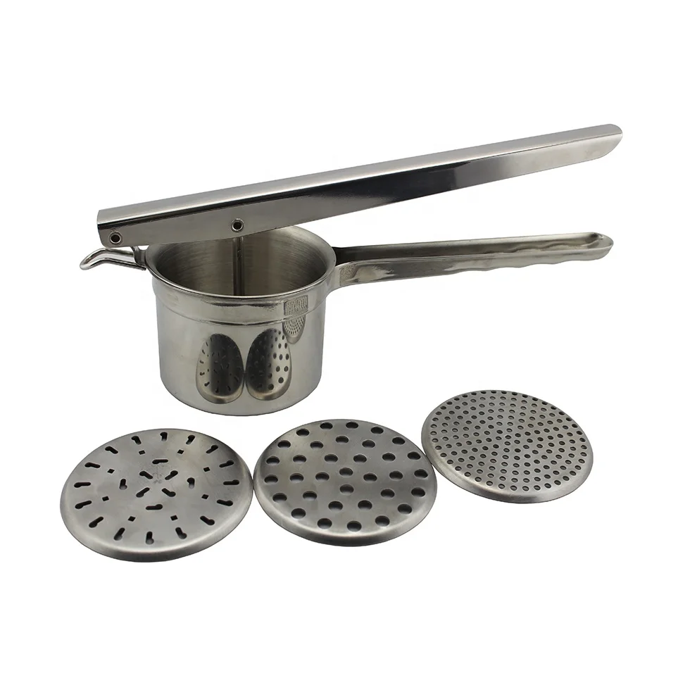 Durable Stainless Steel Potato Ricer,Potato Masher,Potato Press