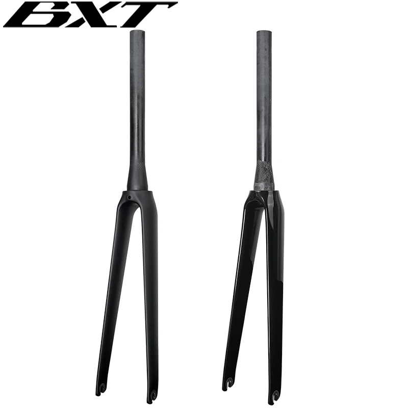 Road Bike Fork 700C V Brake Carbon Fiber Cyclocross Road Bicycle Fork 650B Rim Brake Carbon Fiber Road Bike Fork Carbon