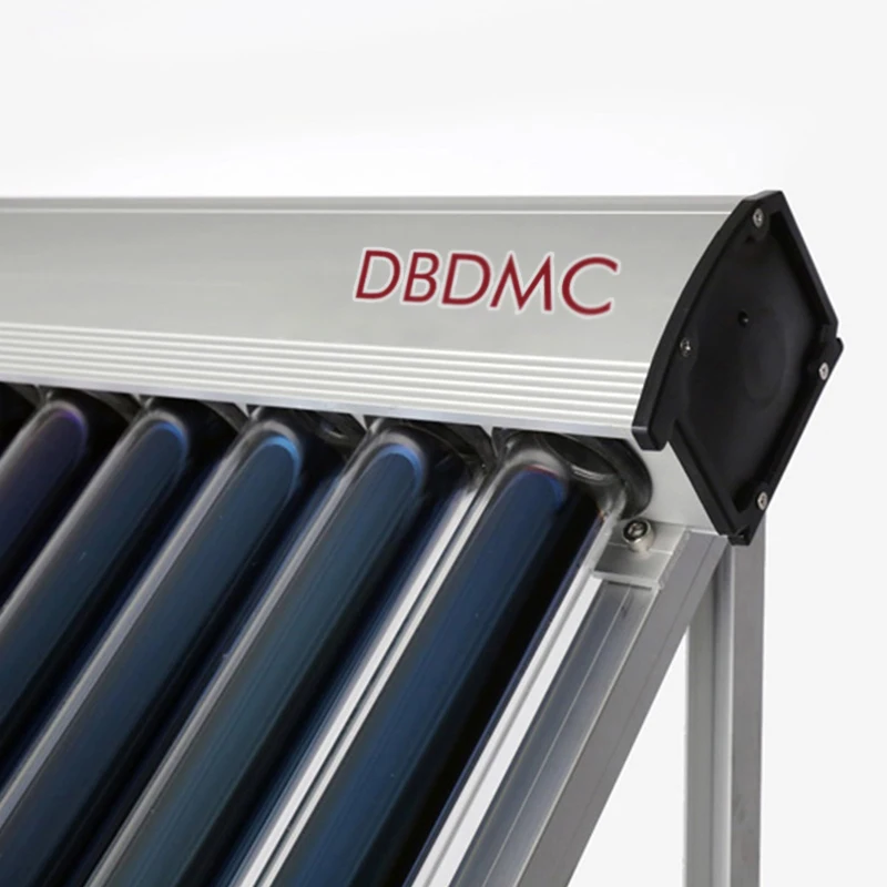 Vacuum Tube Heat Pipe Solar Collector with Inlet and Outlet in the Bottom of Manifold