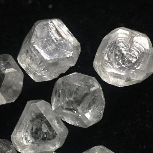 DEF HPHT CVD Uncut Белый неотшлифованный алмаз в Чжэнчжоу