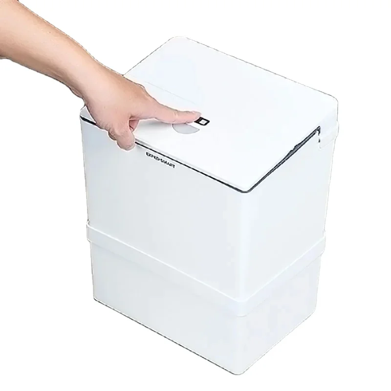 12/13/16L Wholesale Smart Led Trash Can Kitchen Automatic Garbage Rubbish Smart Sensor Touch-free Waste Bin