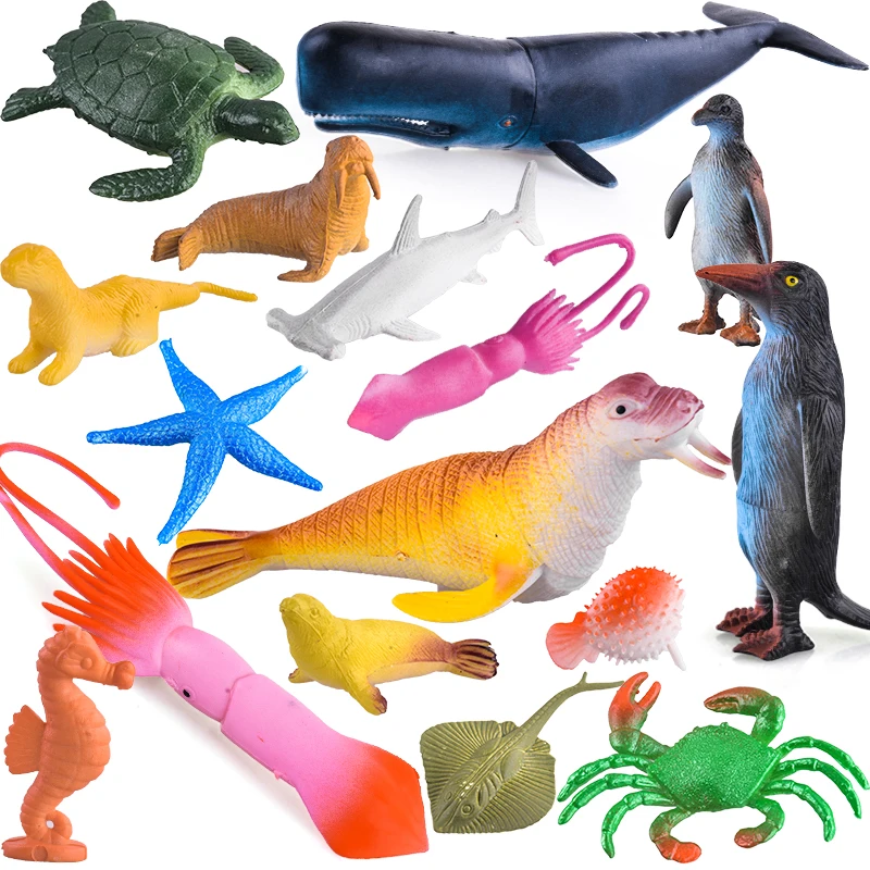 Лидер продаж, 3D модель морского животного, модель для создания сцены, модель мира с морским дном, пластиковая модель для океана, Дошкольная игрушка, образование