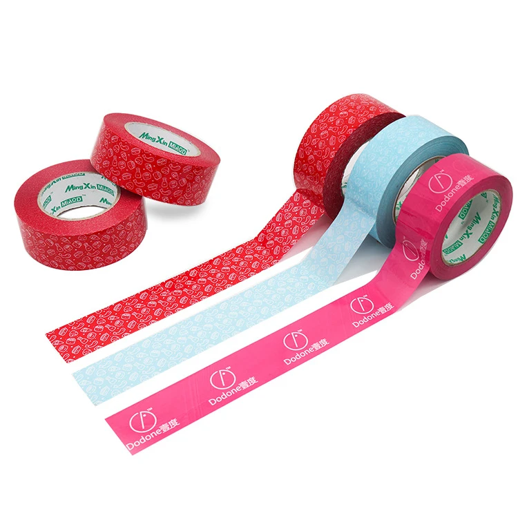 Custom printed logo bopp adhesive tape jumbo roll 260mmx1000mm packing tape with good quality