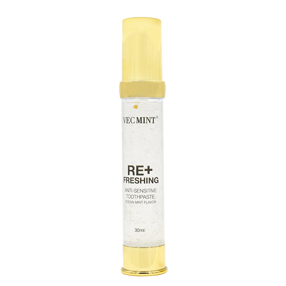 30ml Carbomer Toothpaste With Airless Bottle Smooth Toothpaste For Clean, Controlled Application And Freshness