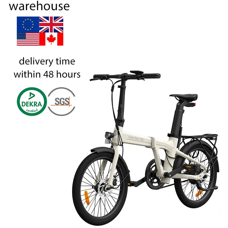 Torque Sensor ADO A20 Air Cheap Electric Hybrid Green City Bike Adult Folding Road Bike ebike Foldable Electric Bicycle e Bike