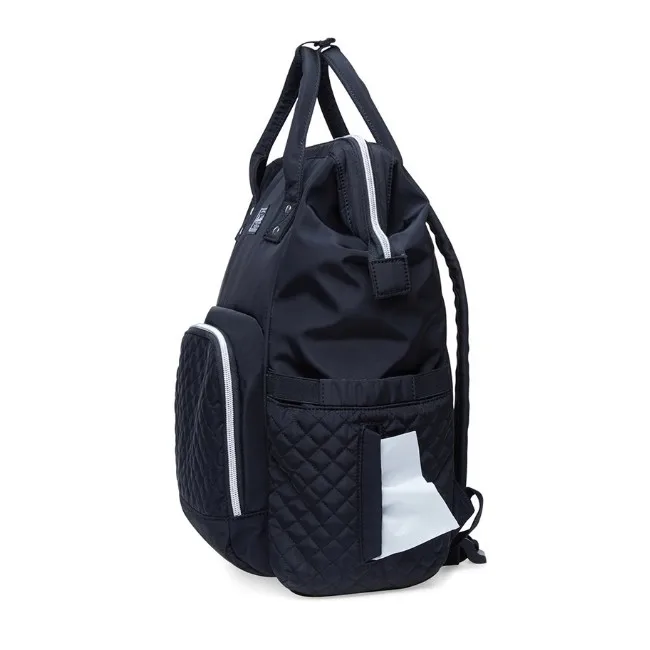 Baby Diaper Backpack Large Diaper Bag with Insulated Pockets, Stroller Straps