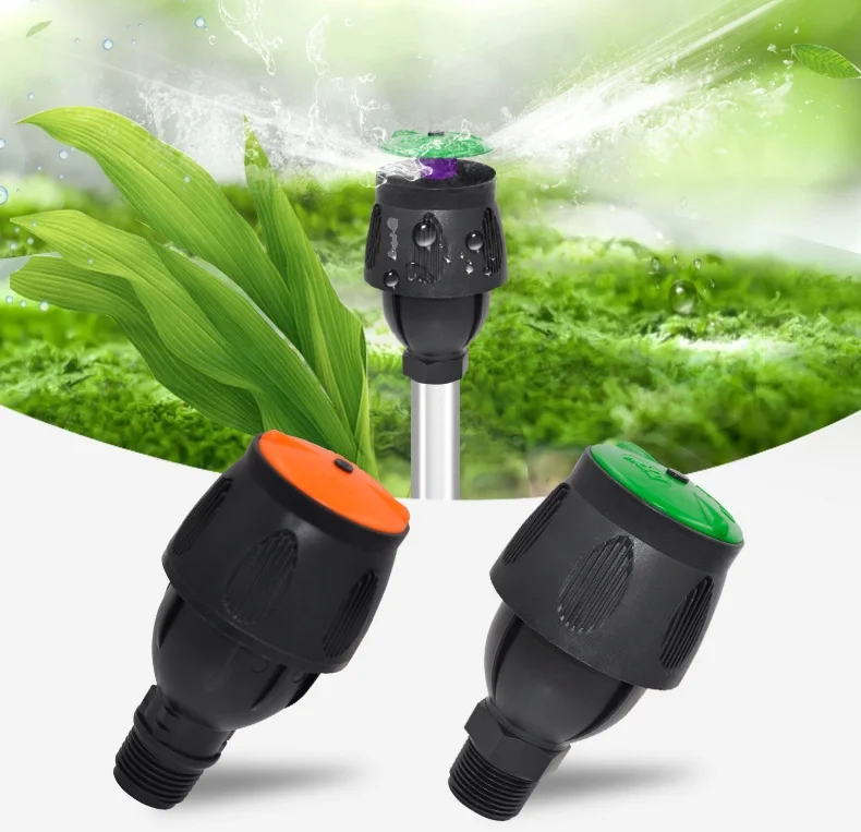 360 degree McGonagall nozzle plastic garden lawn irrigation nozzle green agricultural irrigation meganet sprinkler