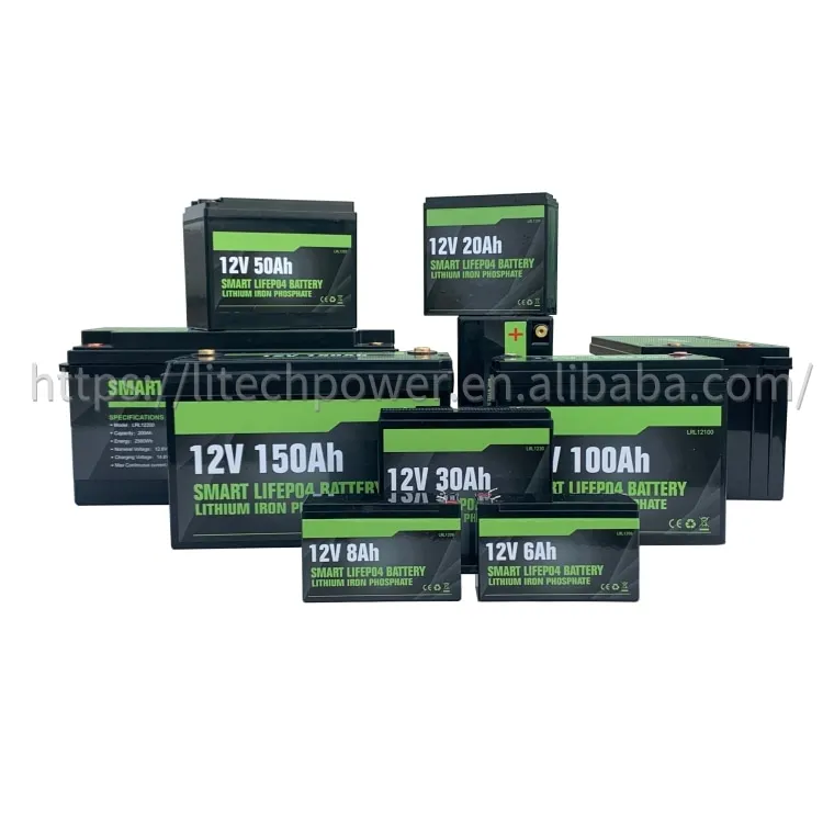 LiTech Power LiFePo4 4S 12V/12.8V 30Ah Lithium iron Phosphate LFP drop-in battery pack for substituting Lead Acid battery AKKU