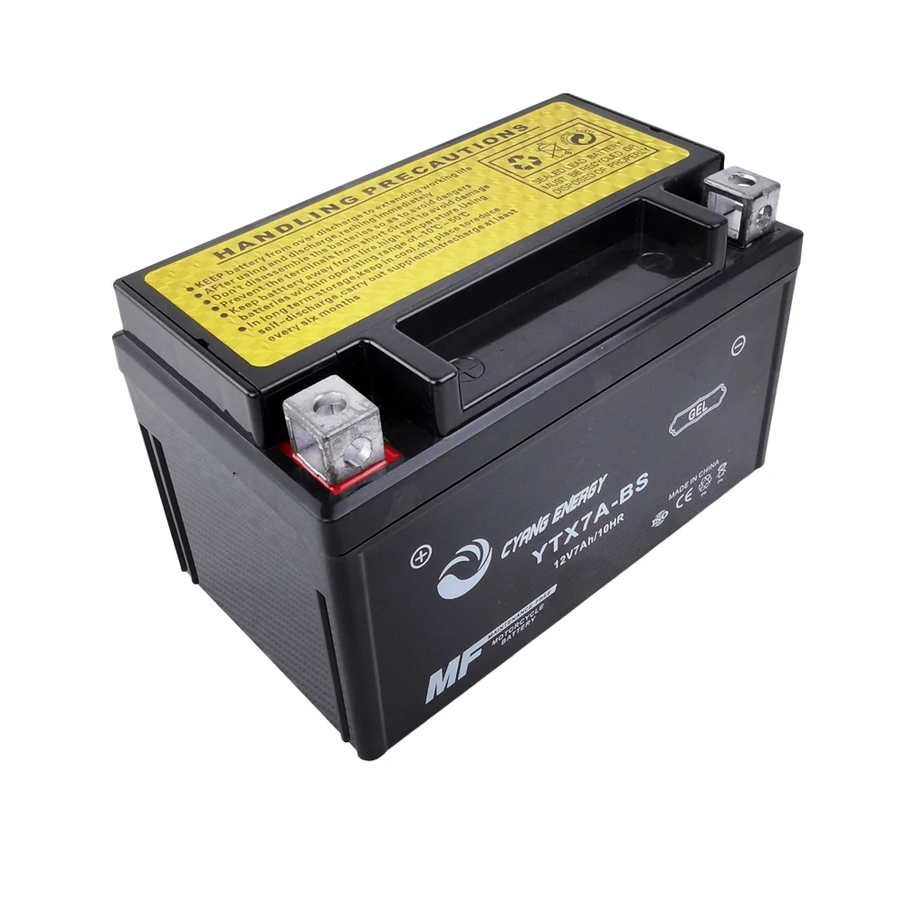 Лидер продаж, высокое качество, 12 В 7 Ач, OEM, доступный клапан, регулируемый гель и свинцово-кислотный сухозаряженный, не требующий технического обслуживания Аккумулятор для мотоцикла