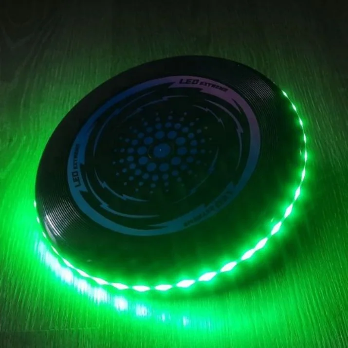 Children Outdoor Sports Flying Disk Game Toys Custom Logo Led Flying Disc