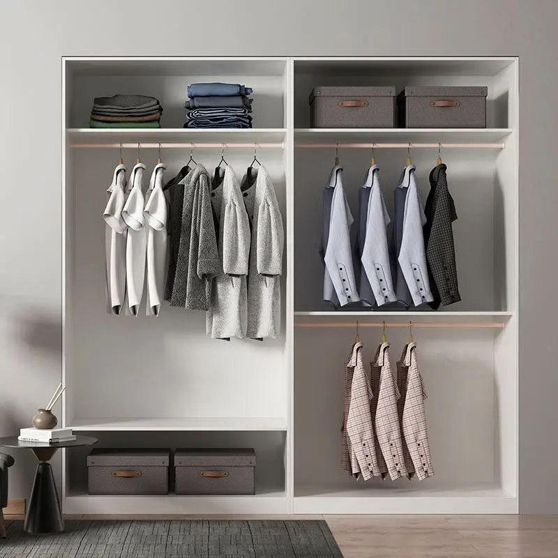 OPPEIN Dressing White Japanese Style Luxe Pink Mini Furniture Industrial Style Nordic Wardrobe