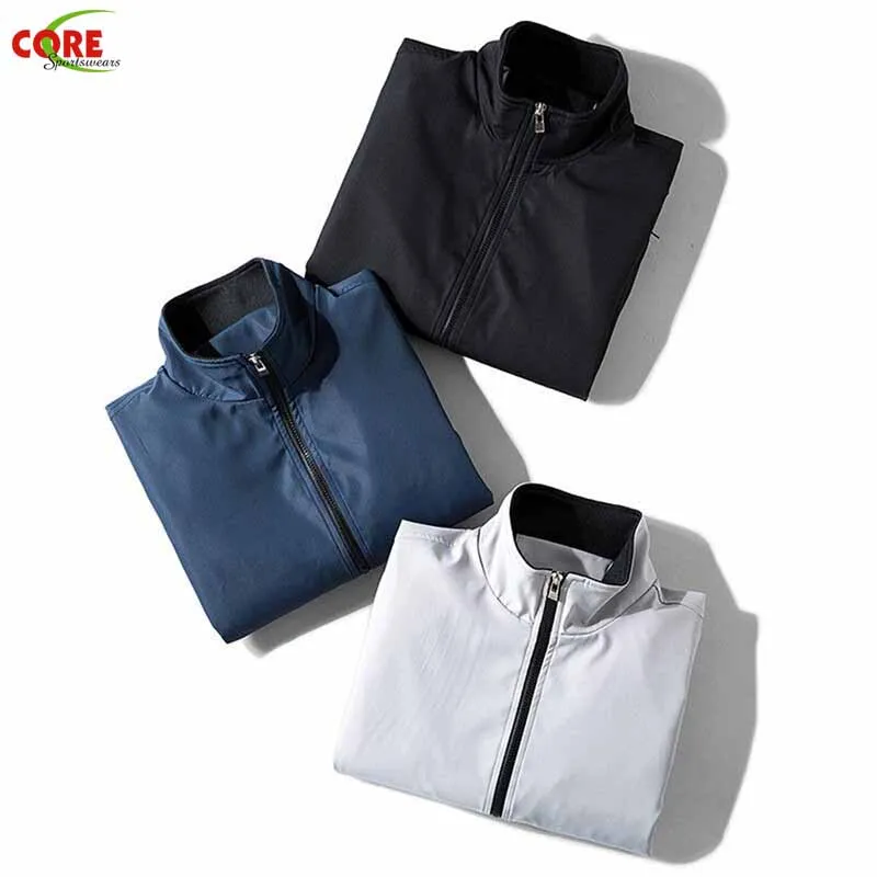 2021 Unisex Safari Jacket Long Sleeve Stand Collar Style Full Front Zipper Waterproof Canvas Print Pattern Plus Size Windbreaker