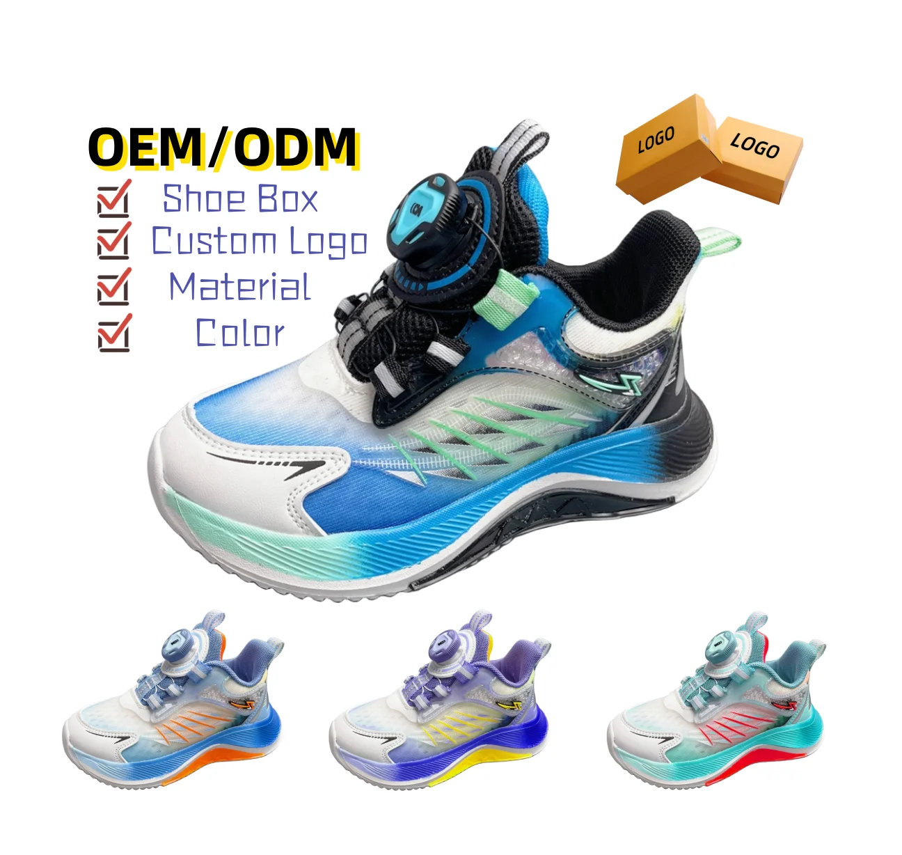 G.DUCK COOL New Styles Kids Sport Shoes Lightweight Mesh Shoes Boys Girls Breathable Mesh Sneakers Children Casual Kid Shoes