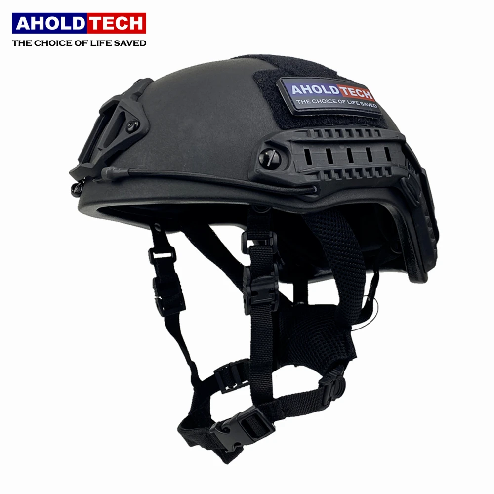 
AHOLDTECH F-S02 Bulletproof Helmet Lightweight ISO NIJ IIIA 3A FAST High Cut CAM FIT Dial EPIC Liner PE BOA Ballistic Helmet 