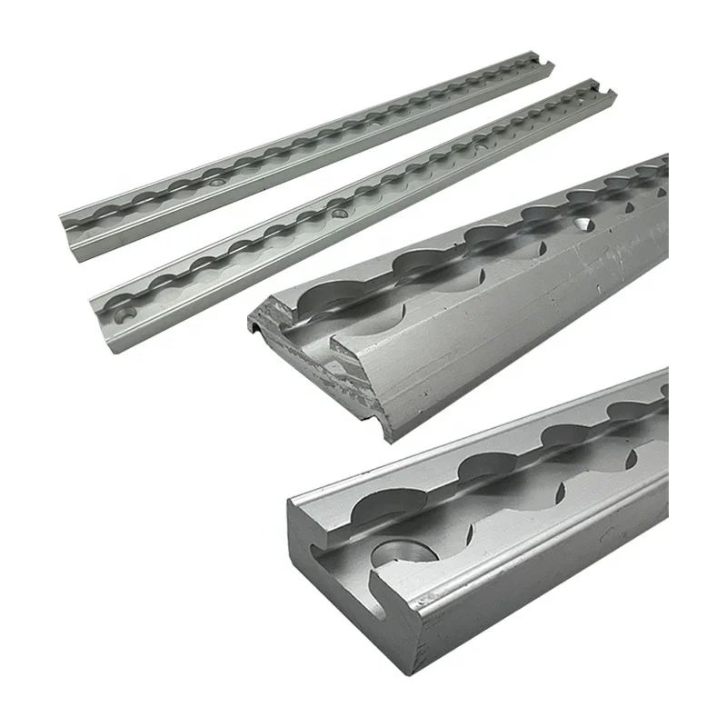 Черный 12-дюймовый алюминиевый куполообразный L трек с анодированной черной отделкой