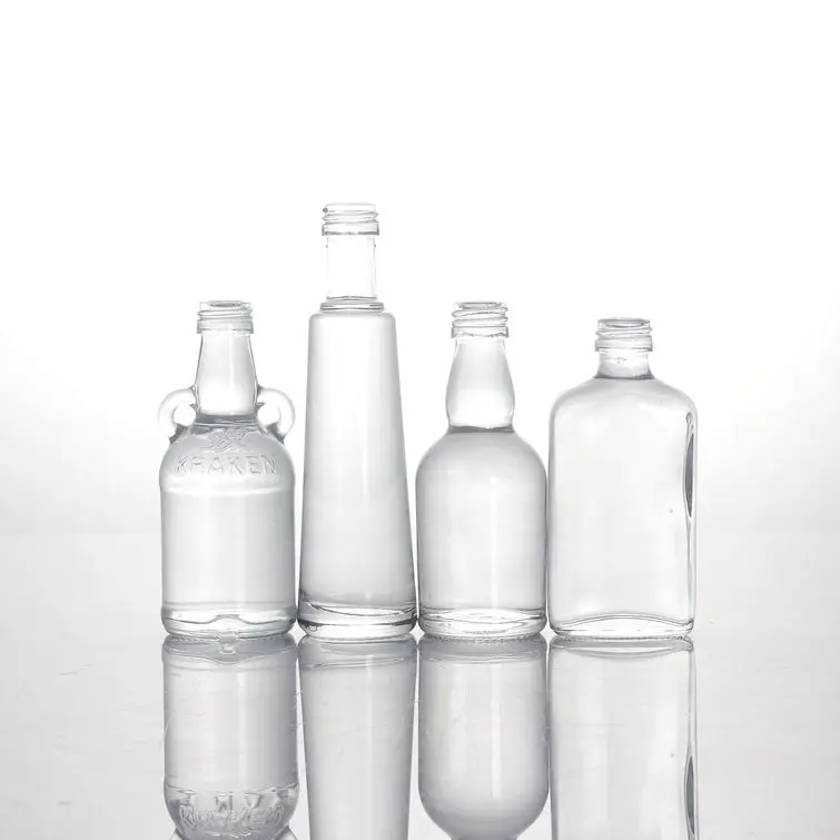  Прозрачные стеклянные бутылки для виски и водки hign flight 50 мл 5cl в