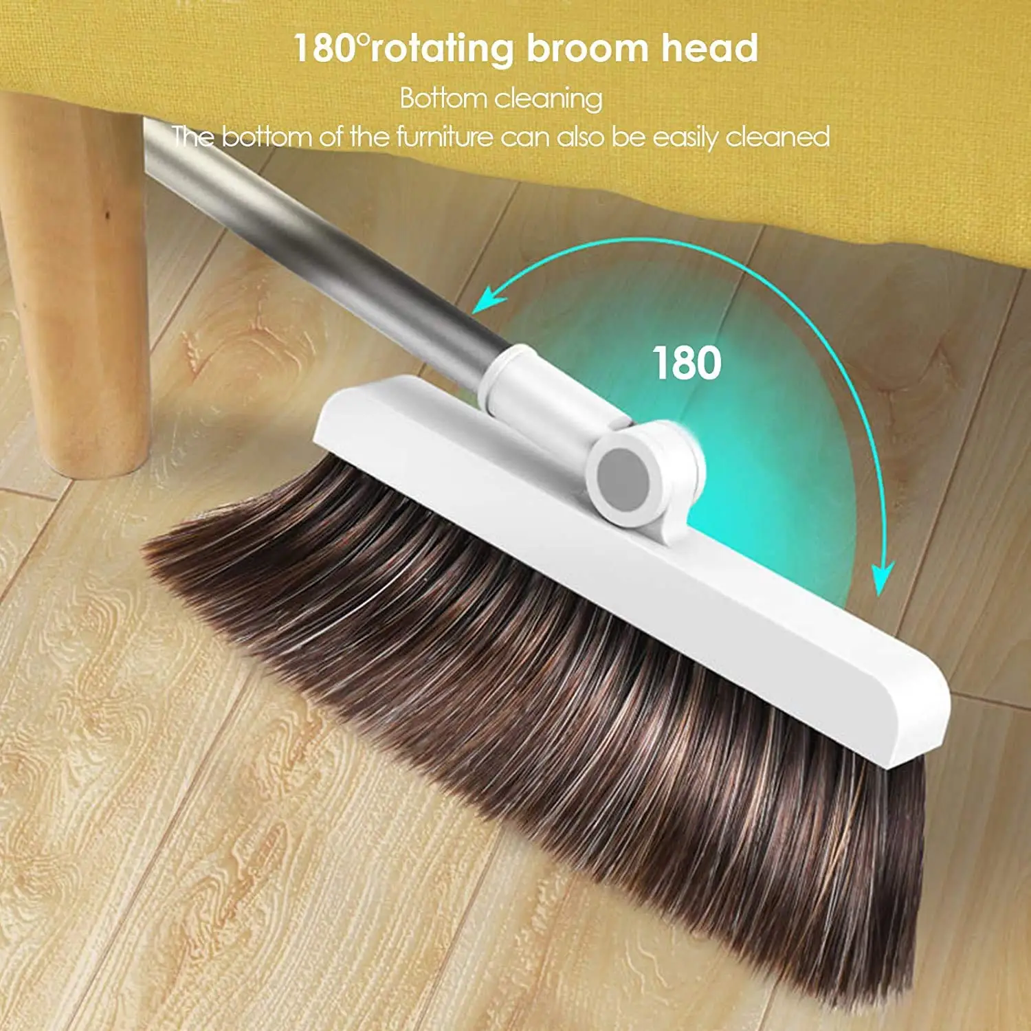 YXHT Active broom and dustpan set household magic broom sweeping folding magnetic broom dustpan combination