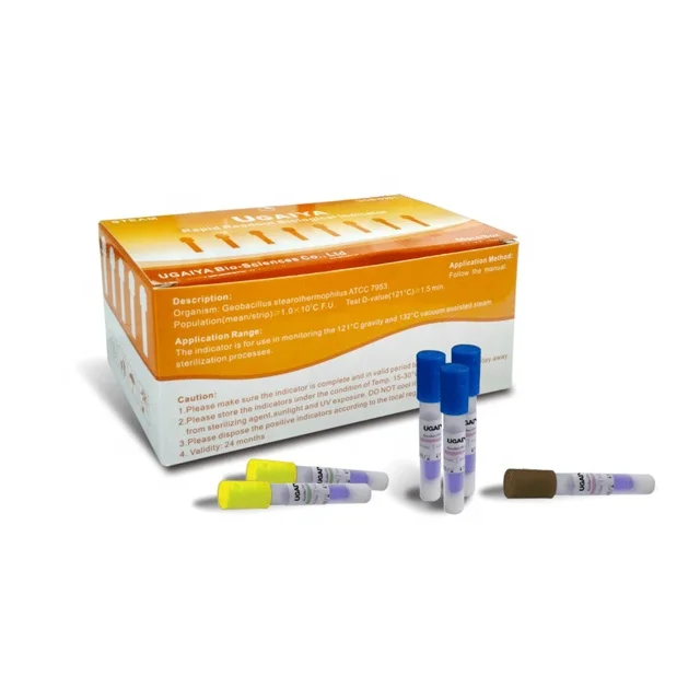 2020 Ugaiya 20 Minutes Super Rapid Readout Biological Indicators for Steam Sterilization UGBI0201