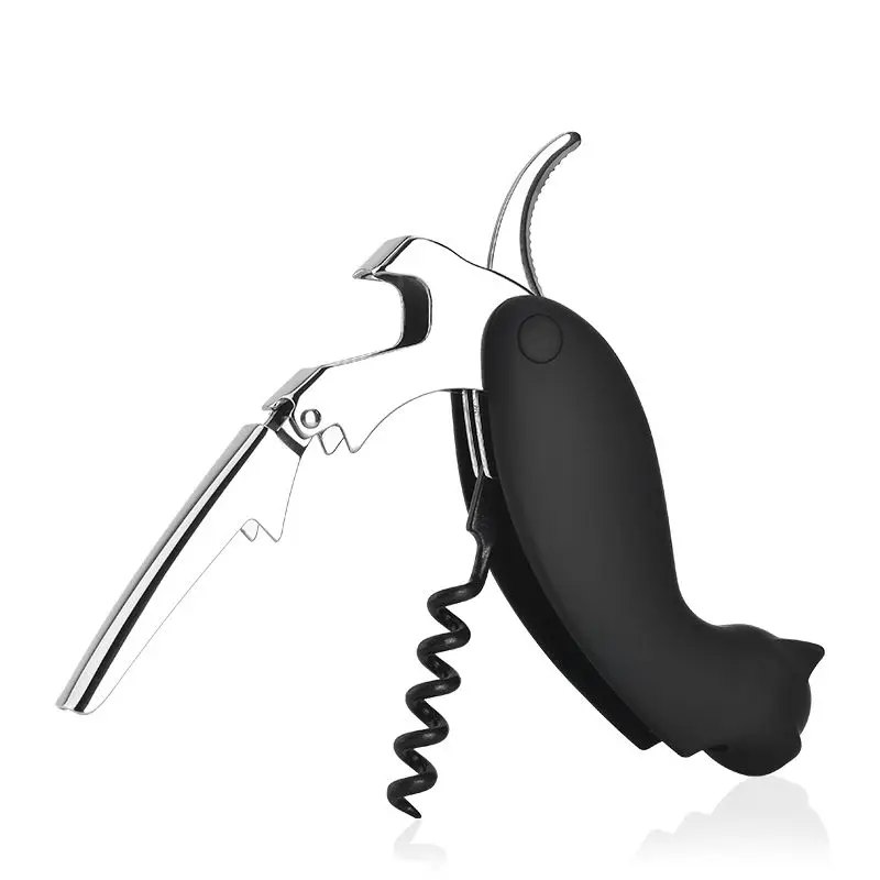 Original Cat Shape Stainless Steel Wine Opener Professional Waiters Bottle Corkscrew