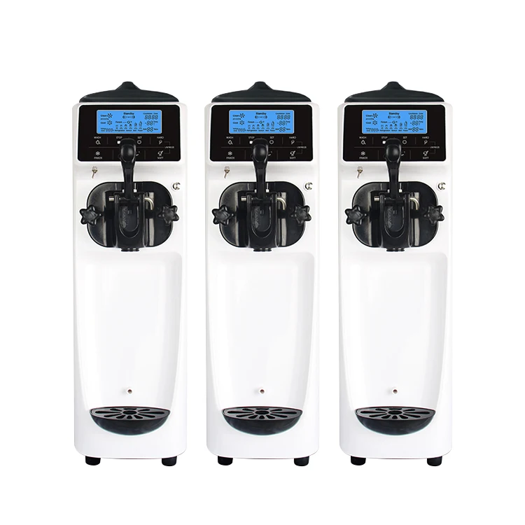 Commercial Ice Cream Making Machine Goshen Brand Soft Ice Cream Machine 18L / H Overnight Preservation Soft Ice Cream  Machine