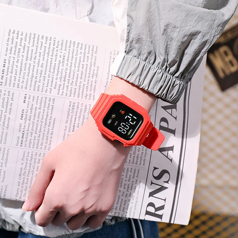 Raymons KD-775 Hot Cheap Smart Kids Watch LED Digital Electronic Sports Chronograph Watch Boy Girl Gift Reloj