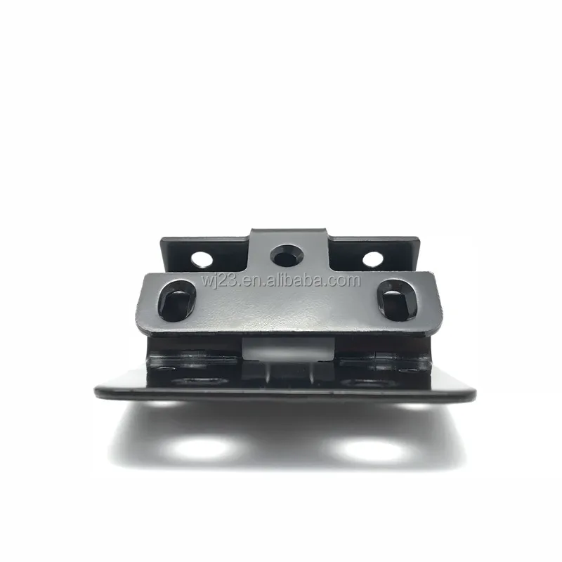 GUANGYOU nice quality bending design cabinet equipment Black color steel cranked hinge for door