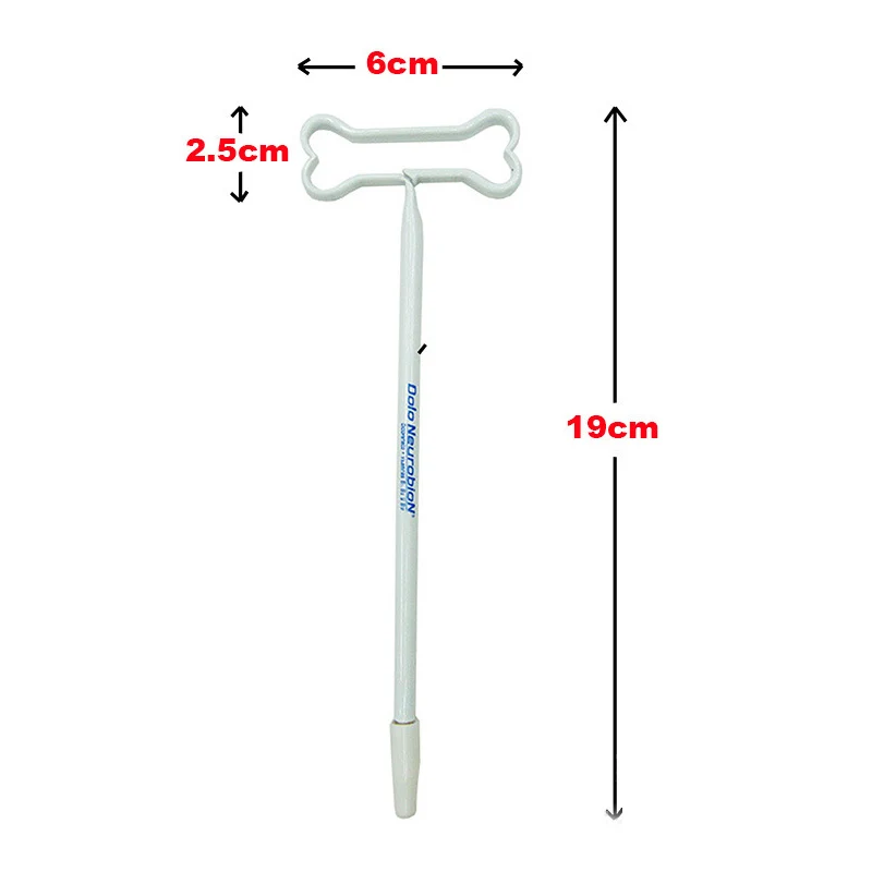 Cheap promotional gift pens bone shape drinking straw ball pen with custom logo print
