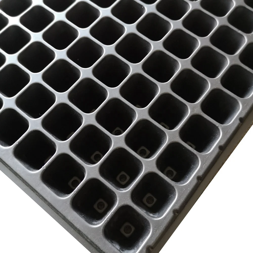 Durability plastic cucumber nursery seeding pots tray for greenhouse