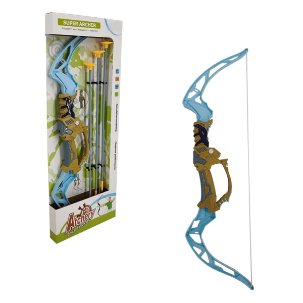 
2020 Hot sale outdoor sports kids plastic bow and arrow set toy boys 