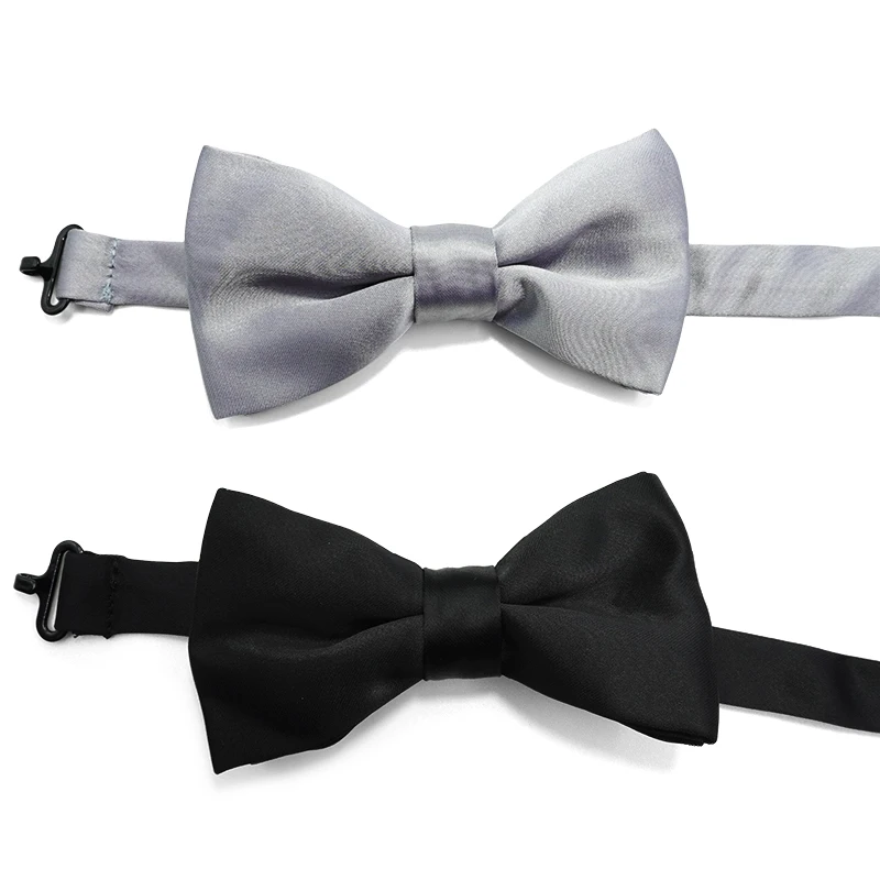 Custom Wholesale Men Ties Fashionable Butterfly Party Business Wedding Bow Tie Candy Solid Color Female Male Bowknot Accessories