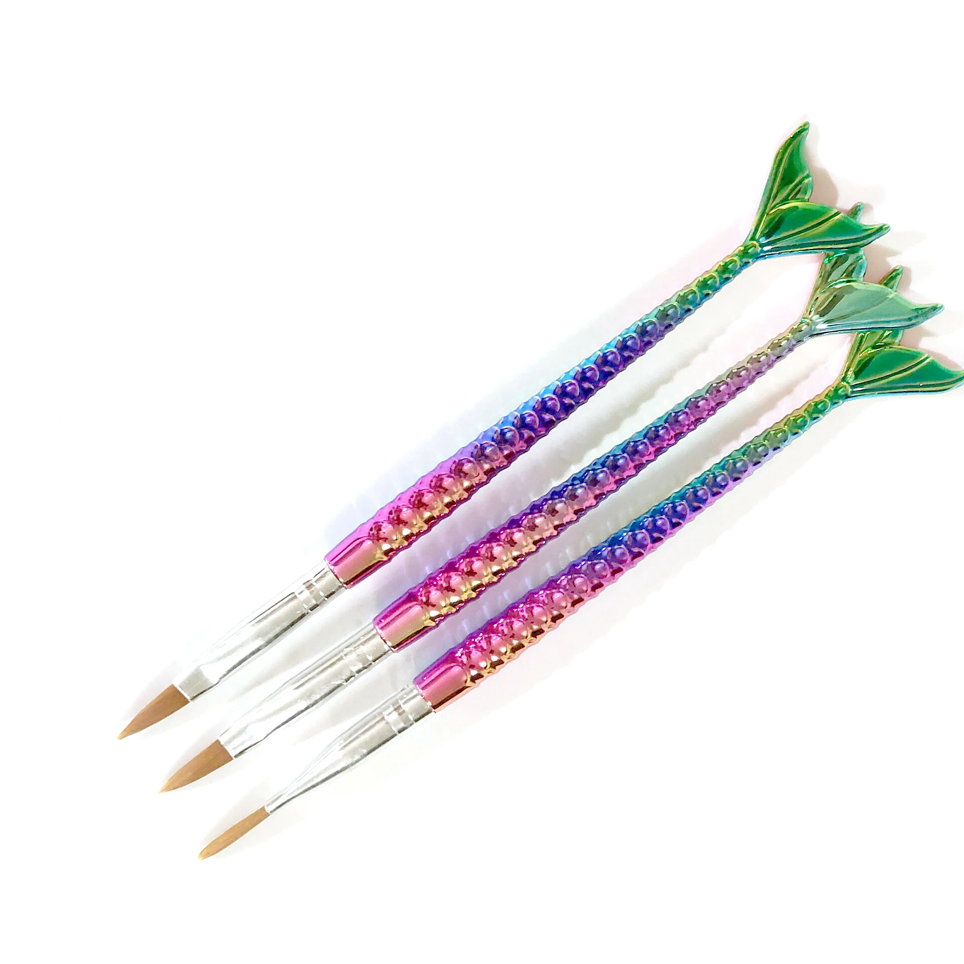 Professional kolinsky nail art brush private label high quality pure kolinsky acrylic nail brush