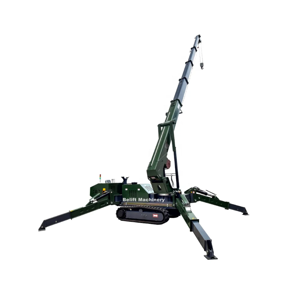 Enter Elevator Crawling Spider Crane Mini Mobile Type Lifting Machine Spider Crane for Workshop