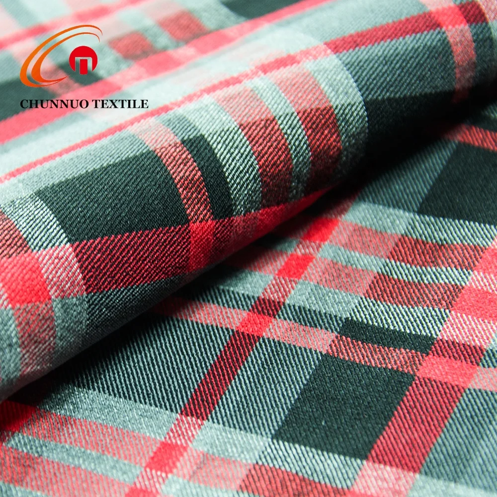 Chunnuo Wholesale  TR Spandex Yarn dyed 72%T19%R3%SP check style Woven Suit  fabric