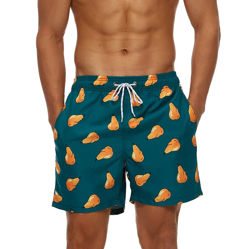 Swim Shorts All Over Print Shorts Swim Trunks Beach Trunks Men Sublimation Printed Quickly Dry Mesh Shorts