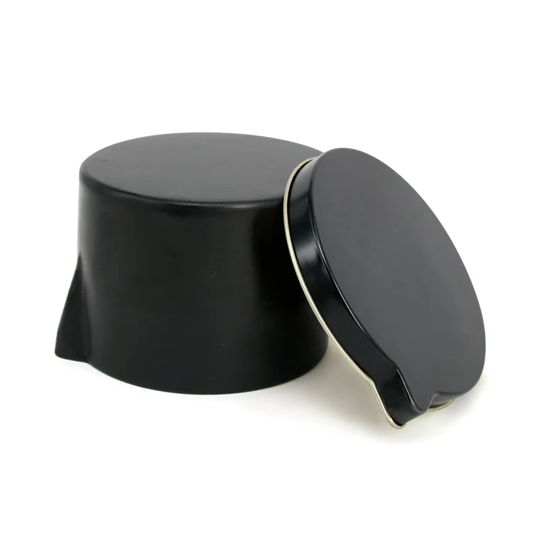 small tin candle jar with spout lid