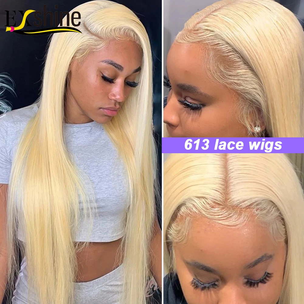 
Cheap HD blonde 613 virgin glueless human hair full lace wig,Wholesale Bralilian 613 full lace wig human hair for black women 
