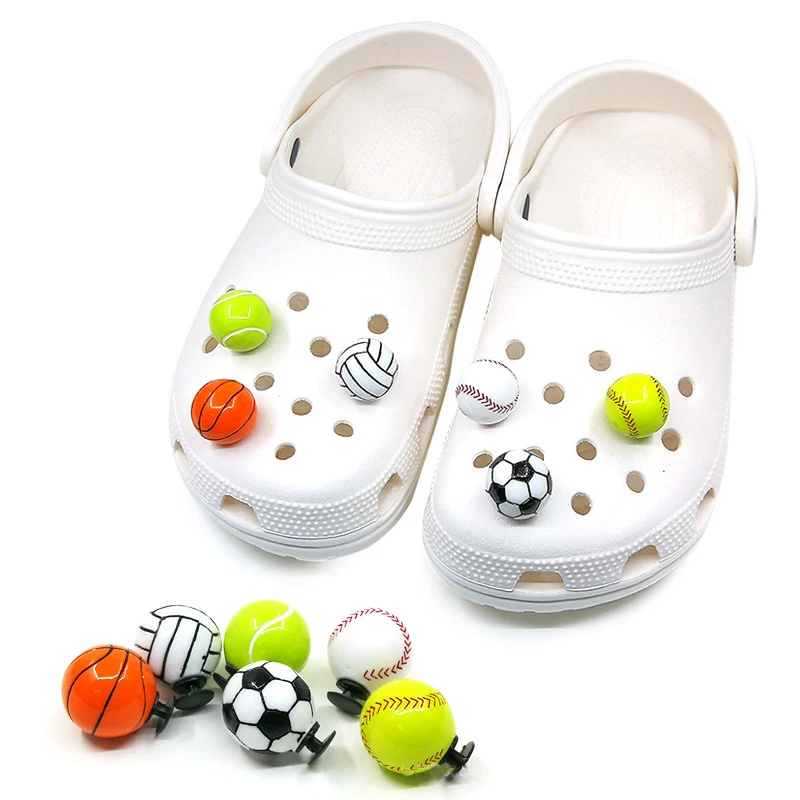 Wholesale Diy 3D Basketball Shoe Charm Football Ball Sport Decoration