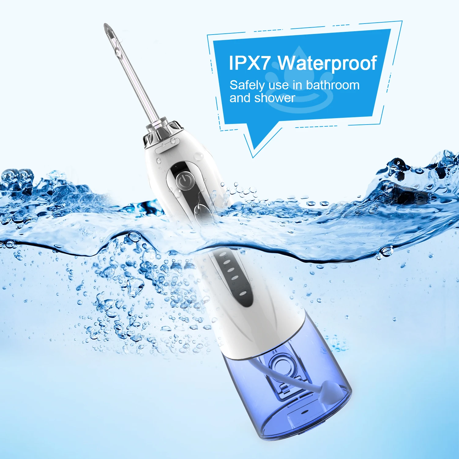 Portable oral irrigator electric water dental flosser h2ofloss cordless water floss for home travel