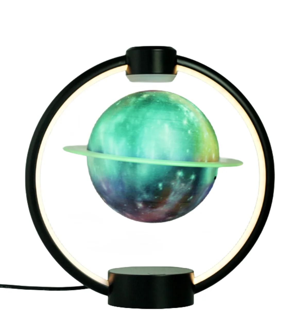 promotion gift Magnetic Globe Floating Planet Light Saturn Electromagnetic Levitation Table Lamp For decoration light