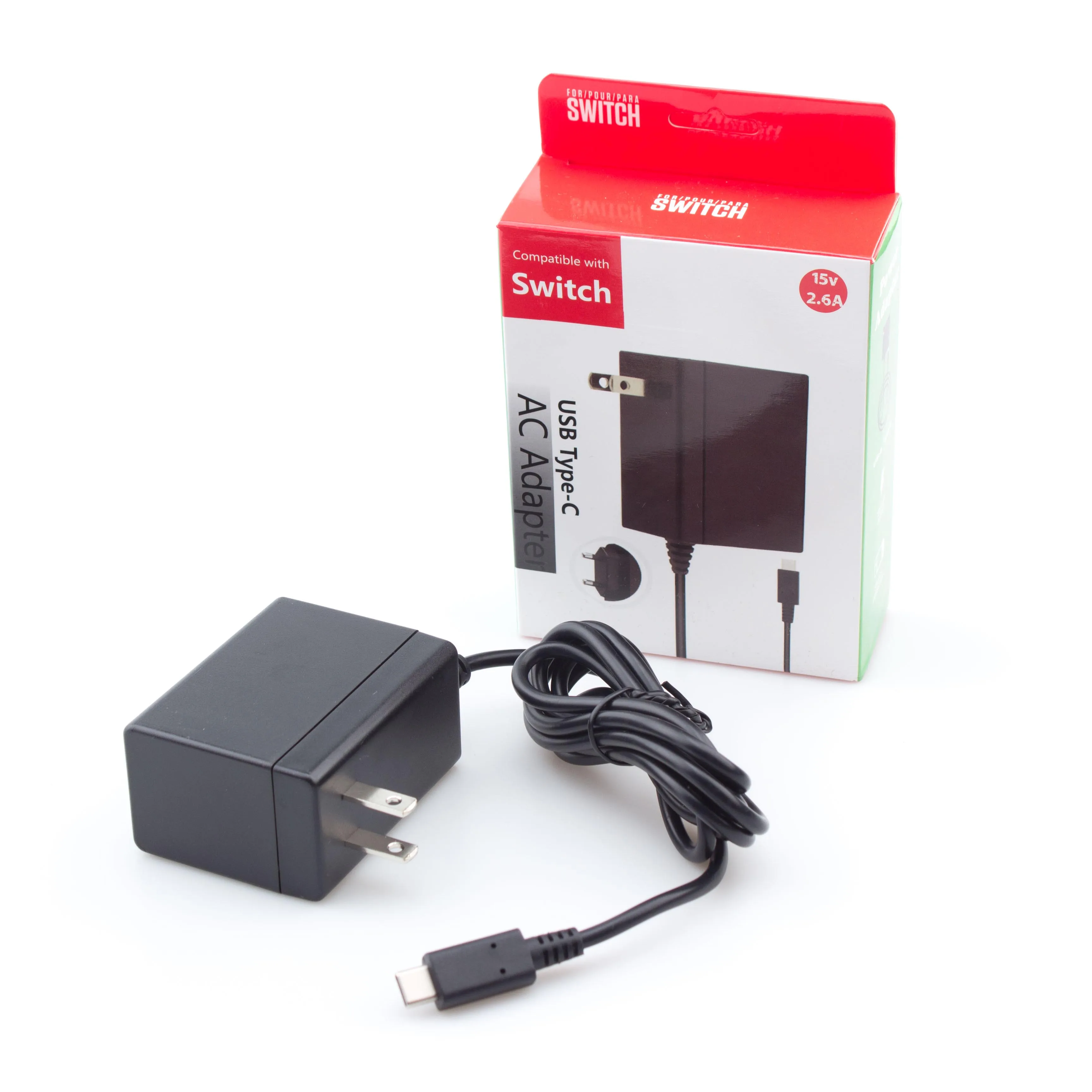  Newest Product USB C Fast Charger Power Supply Wall For Nintendo Switch Support TV Mode & Dock