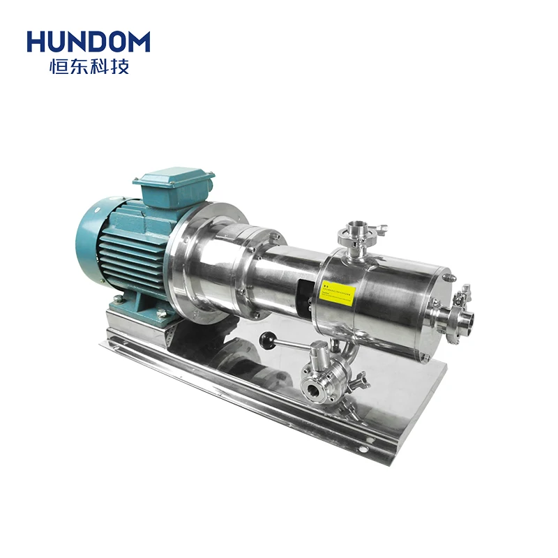 Food grade inline emulsify pump high shear mixer homogenizer pump for oils, shampoo, cosmetics